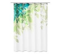 Kleine Wolke Rideau de Douche en Polyester, Rideau Salle de Bain, Vert, 240 x 180 cm