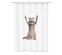 Kleine Wolke Rideau de Douche en Polyester, Taupe, 180 x 200 cm