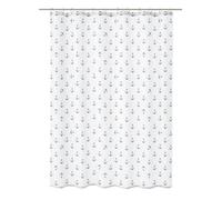 Kleine Wolke Rideau de Douche en Textile Anchor Bleu foncé 180 x 180 cm