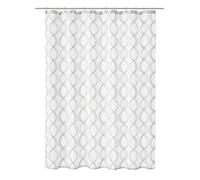 Kleine Wolke Rideau de Douche en Tissu Classy Blanc 180 x 200 cm