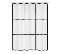 Kleine Wolke Rideau de Douche Peva Brooklyn en Transparent 180 x 200 cm