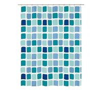 Kleine Wolke Rideau de Douche PEVA Sonny Bleu 180 x 200 cm