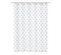 Kleine Wolke Rideau de Douche Textile Anchor Bleu foncé 180 x 200 cm