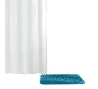 Kleine Wolke Rideau de Douche Textile CARAVELLE Blanc 180 x 200 cm