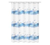 Kleine Wolke Rideau de Douche Textile Seaside Bleu Crocus 180 x 180 cm
