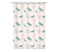 Kleine Wolke Scarlett Rideau de Douche 100% Polyester Émeraude 180 x 200 cm