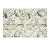 Kleine Wolke Selva tapis de bain 120x70 cm rectangulaire blanc-vert 9190612225