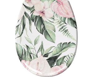 Kleine Wolke Siège de toilette GARDEN Multicolor avec abattant frein de chute et Easy Clean