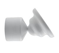 Kleine Wolke 395100000 Rideau pour Tige Plastique Blanc25 mm