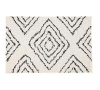 Kleine Wolke Tapis de Bain Boho Naturel 70 x 120 cm | Dessous antidérapant, compatible chauffage au sol, lavable en machine, 100% coton