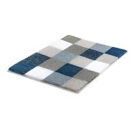 Kleine Wolke Caro tapis de bain 65x55 cm rectangulaire blanc-gris-beige-noir-mélange de couleurs 5426783539