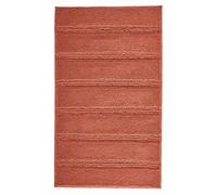 Kleine Wolke Tapis de Bain en Polyester, Terre Cuite, 60 x 60 cm