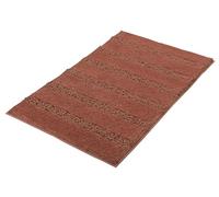 Kleine Wolke Tapis de Bain en Polyester, Terre Cuite, 80 x 140 cm