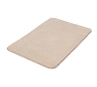 Kleine Wolke Tapis de Bain Marco Beige Sable 70 x 120 cm | Base antidérapante, adapté au chauffage au sol, lavable en machine, 100% polyester