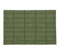 Kleine Wolke Tapis de Bain Tiles Vert forêt 70 x 120 cm