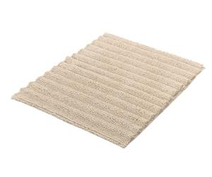 Kleine Wolke Tapis de Bain Yara Naturel 50 x 60 cm
