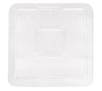 Kleine Wolke Tapis de Douche Antidérapant en PVC Blanc Neige 55 x 55 cm