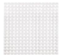 Kleine Wolke Tapis de Douche Antidérapant PPTPE Blanc 54 x 54 cm