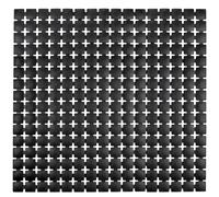 Kleine Wolke Tapis de douche GATTY Noir 54x 54 cm