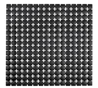 Kleine Wolke Tapis de Douche PPTPE Noir 54 x 54 cm