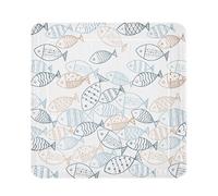 Kleine Wolke Tapis de douche SARDINAS Multicolore 55 x 55 cm