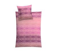 Kleine Wolke Tebas Parure de lit en Coton Rose Pastel 135 x 200 cm (80 x 80 cm)