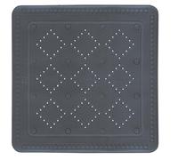 Kleine Wolke Textilgesellschaft 0221901002 Arosa Tapis pour Douche Plastique Anthracite 55 x 0,3 x 55 cm