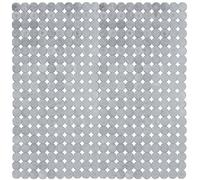 Kleine Wolke Textilgesellschaft 4384124002 Sign Tapis de Douche Polyvinyle Argent 55 x 0,2 x 55 cm