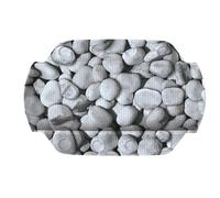 Kleine Wolke Textilgesellschaft 4387189008 Stepstone Coussin pour Baignoire Polyvinyle Gris 22 x 3 x 32 cm
