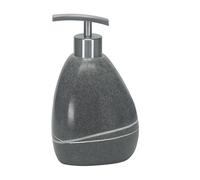 Kleine Wolke Textilgesellschaft 5080912854 Stones Soap Dispenser Plastique Gris 7 x 16,5 x 9,5 cm