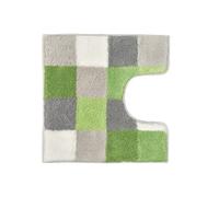 Kleine Wolke 5426617129 Caro Tapis de bain WC Polyacrylique Chardon Vert 55 x 55 x 2 cm