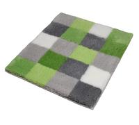 Kleine Wolke Textilgesellschaft 5426617539 Caro Tapis de Bain Polyacrylique Chardon 65 x 55 x 2,50 cm