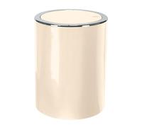 Kleine Wolke Textilgesellschaft 5829202858 Clap Poubelle à Couvercle basculant Plastique Nature 19 x 24,5 x 19 cm 5 L