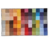 Kleine Wolke Tapis de Bain Cubetto 85x145cm Multicolore, polyacrylique, 85 x 145 x 2 cm