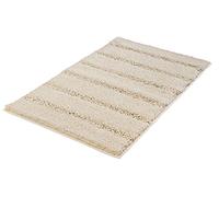 Kleine Wolke Textilgesellschaft Tapis de Bain Monrovia, Polyester, Beige, 60 x 100 x 2,5 cm