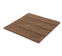 Kleine Wolke Textilgesellschaft Tapis de Bain Monrovia, Polyester, Beige Foncé, 60 x 60 x 2,5 cm