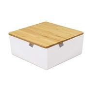 Kleine Wolke Timber Cosmetic Box Boîte à cosmétiques Blanc Taille S