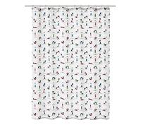 Kleine Wolke Yogi Rideau de Douche, 100% Polyester, Multicolore, 180x200 cm