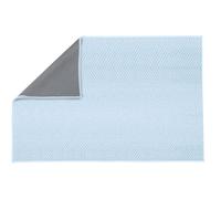 Kleine Wolke ZigZag tapis de bain 90x60 cm rectangulaire bleu 9178738519