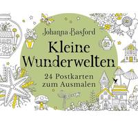 Johanna Basford – Kleine Wunderwelten – 24 cartes postales à colorier