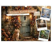 Kleiner Kater Ginger (Wandkalender 2027 DIN A3 quer), CALVENDO Monatskalender: Begleite den charmanten Landkater Ginger durch seine zauberhafte Abenteuer auf dem Lande.