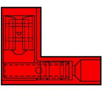 Klemko IS Press Cable Lug For Copper Cable - 156146 [100 Pieces]