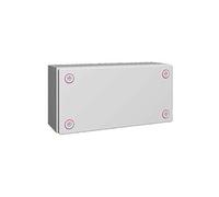 Rittal KX 1502.000 Coffret dinstallation, Boîtier mural 200 x 200 x 120 Tôle dacier gris clair 1 pc(s)