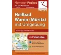 Klemmer Pocket Rad- Und Wanderkarte Heilbad Waren (Müritz) Mit Umgebung 1 : 50 000