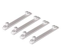 KLEMMFLEX Enrouleur de Cordon pour fenêtres en Plastique - Autocollant - pour Enrouler Le Cordon de Traction des Stores - 4 pièces