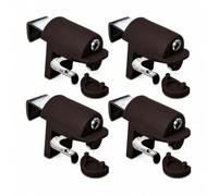 KLEMMFLEX Support à Pince BFX25 pour Store à Monter Directement sur l'ouvrant de Votre fenêtre PVC/Plastique (Marron, 2 Paire)