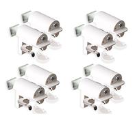 KLEMMFLEX Support à Pince BFX25 pour Store à Monter Directement sur l'ouvrant de Votre fenêtre PVC/Plastique (Blanc, 4 Paire)
