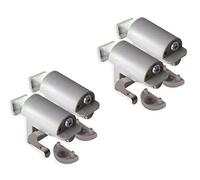 KLEMMFLEX Support à Pince BFX25 pour Store à Monter Directement sur l'ouvrant de Votre fenêtre PVC/Plastique - Coloris: Gris - sans PERCAGE - 2 Paire = 4 pièces