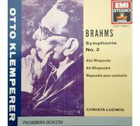 Otto Klemperer – Brahms : Symphonie n°2 / Rhapsodie pour Contralto Op.53 – CD – Import