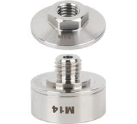 Klenbo Adaptateur X-Lock sur filetage M14 avec écrou de serrage à bride M14 pour foret à diamant, lame de scie, meuleuse d'angle Xlock, adaptateur X-Lock (1 SET)